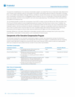 - Components of Our Executive Compensation Program