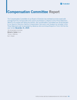 <b>Compensation Committee Report</b>