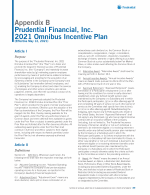 Appendix B - Prudential Financial, Inc. 2021 Omnibus Incentive Plan
