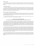 - Experience-Rated Contractholder Liabilities, Assets Supporting Experience-Rated Contractholder Liabilities and Other Related Investments