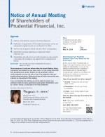 Notice of Annual Meeting of Shareholders of Prudential Financial, Inc.