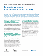 We Work with Our Communities to Create Solutions that Drive Economic Mobility