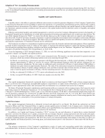 - Liquidity and Capital Resources