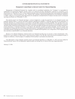 Consolidated Financial Statements