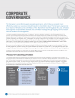 Process for Selecting Directors