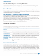 Director Onboarding and Continuing Education