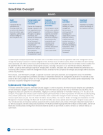 Board Risk Oversight