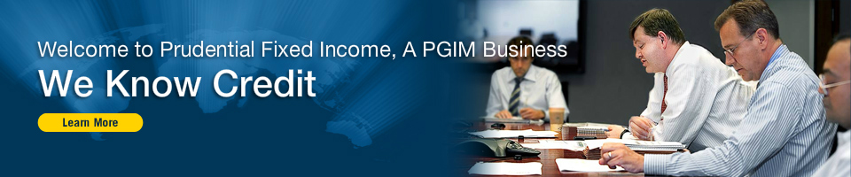Welcome to Prudential Fixed Income. We know Credit. Learn More