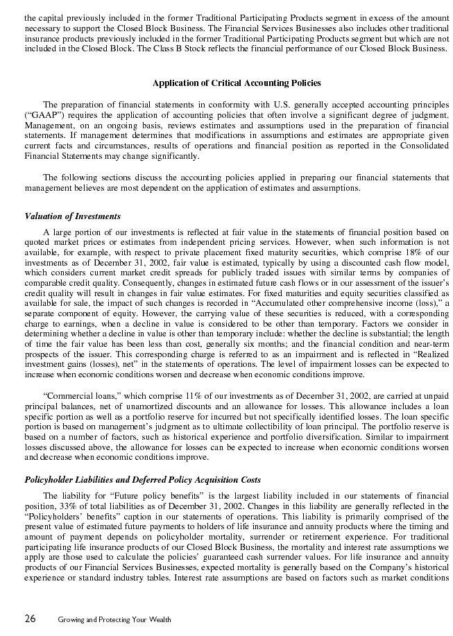 Financial Section