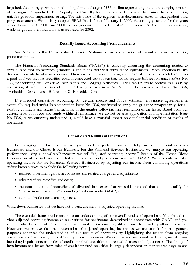 Financial Section