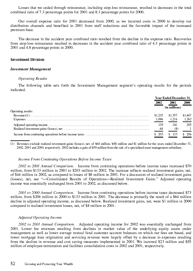 Financial Section