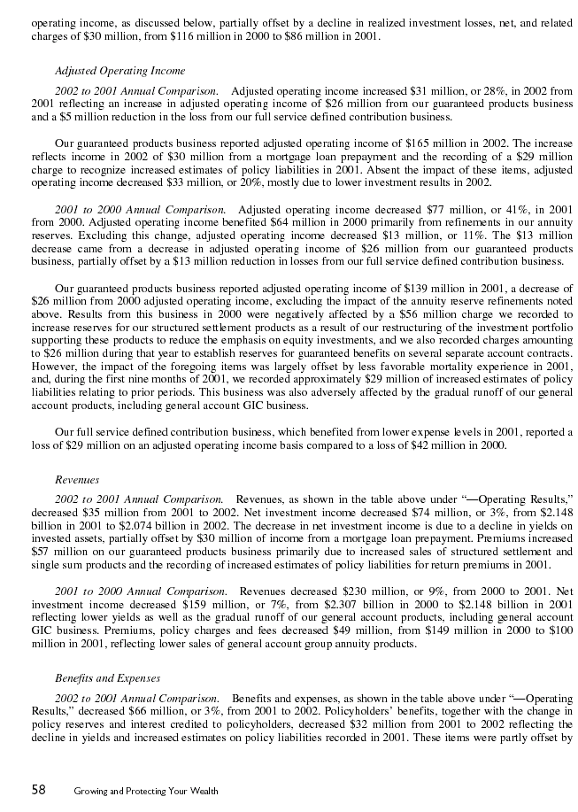 Financial Section