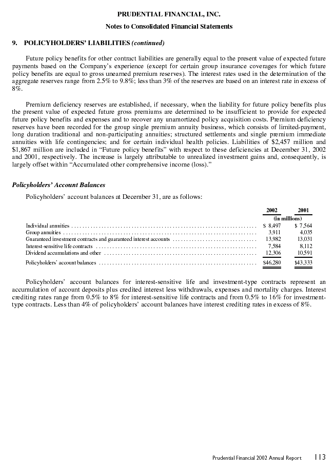 Financial Section