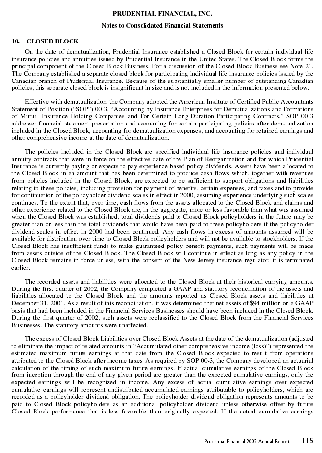 Financial Section
