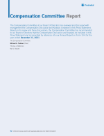 <b>Compensation Committee Report</b>