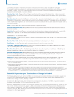 - Potential Payments upon Termination or Change in Control